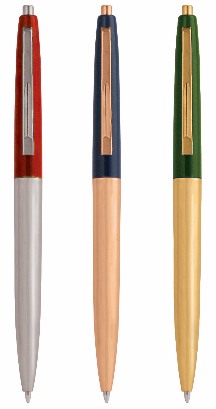 Kulspetspenna Retro 3-pack Kikkerland