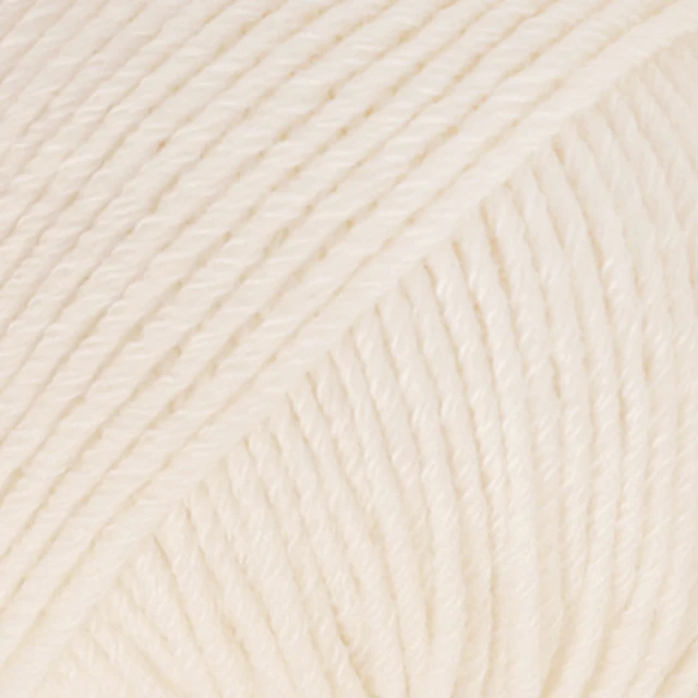Cotton Merino Uni Colour Lanka Villasekoitus 50 g Powder 28 Drops