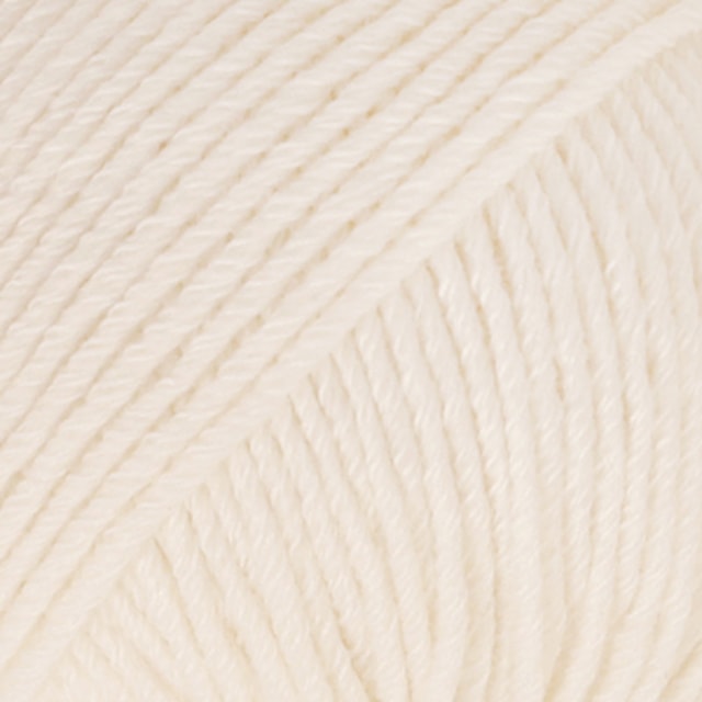 Cotton Merino Uni Colour Lanka Villasekoitus 50 g Powder 28 Drops