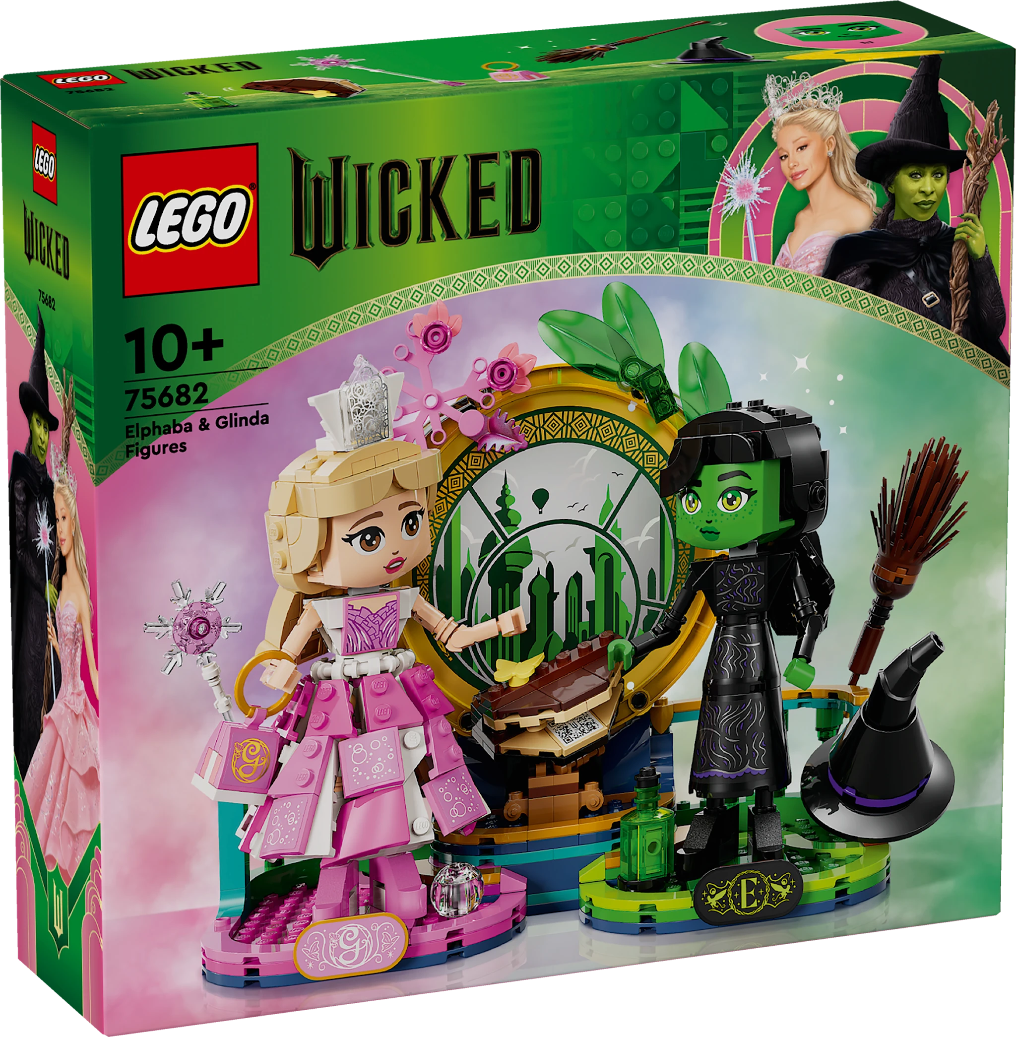 Tuotekuva ille Elphaban ja Glindan hahmot LEGO® Wicked (75682)