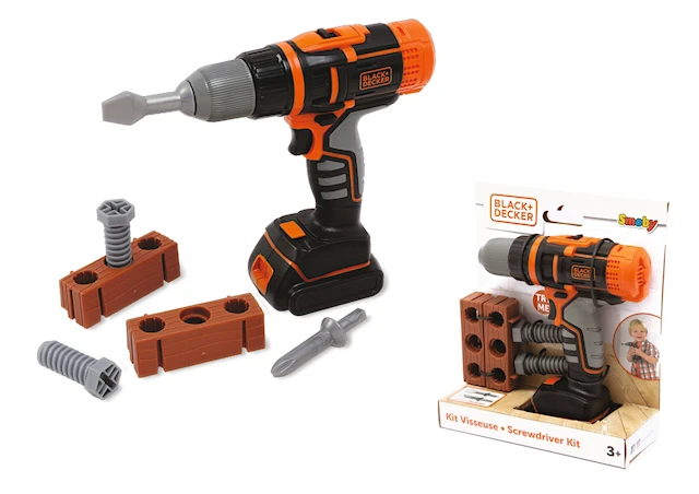 Mekaaninen ruuvimeisseli lisävarusteilla Black & Decker