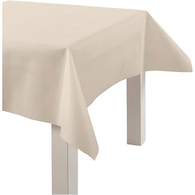 Pöytäliina Tekokuitua, Lev: 125 cm, 70 g, kerma, 10 m/ 1 rll