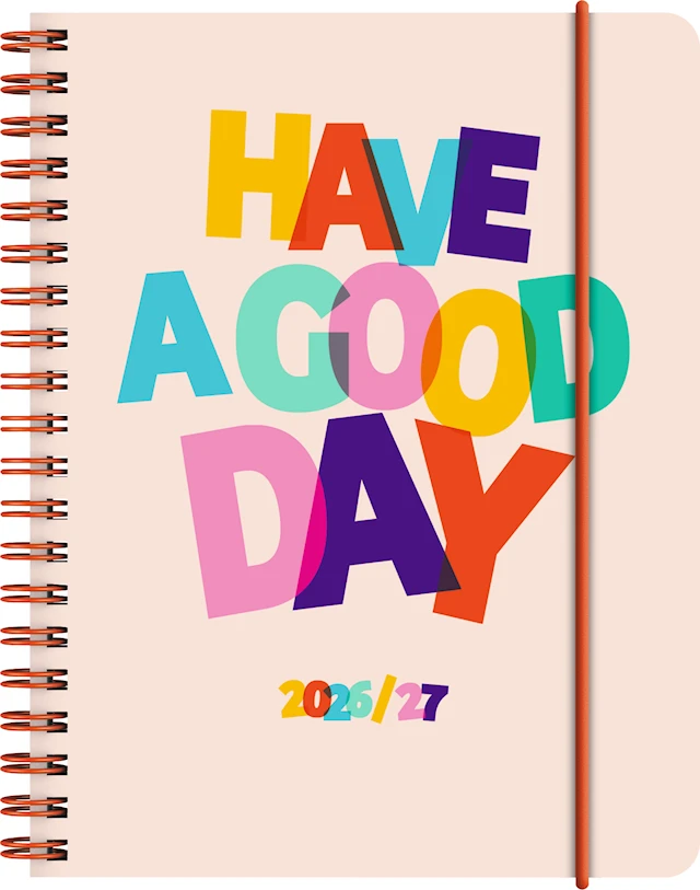 Kalender 2026-27 A6 Good Day 18 Månader Almanacksförlaget