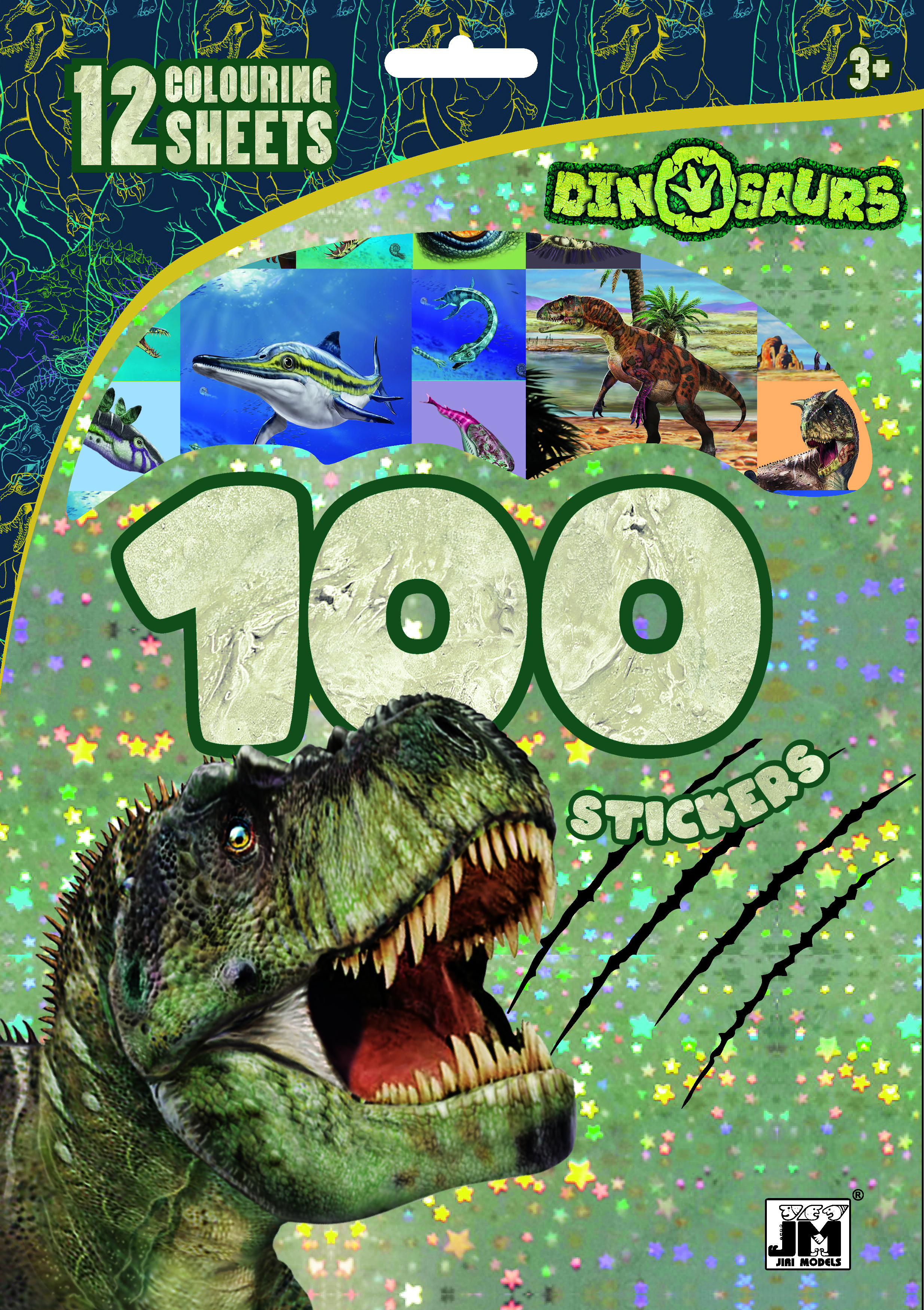 Klistermärken Dinosaurier 100-p Sense