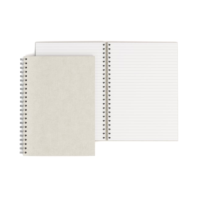 Tuotekuva 3 - Muistikirja A4 Viivattu Linen 90 Sivua Bigso Box of Sweden