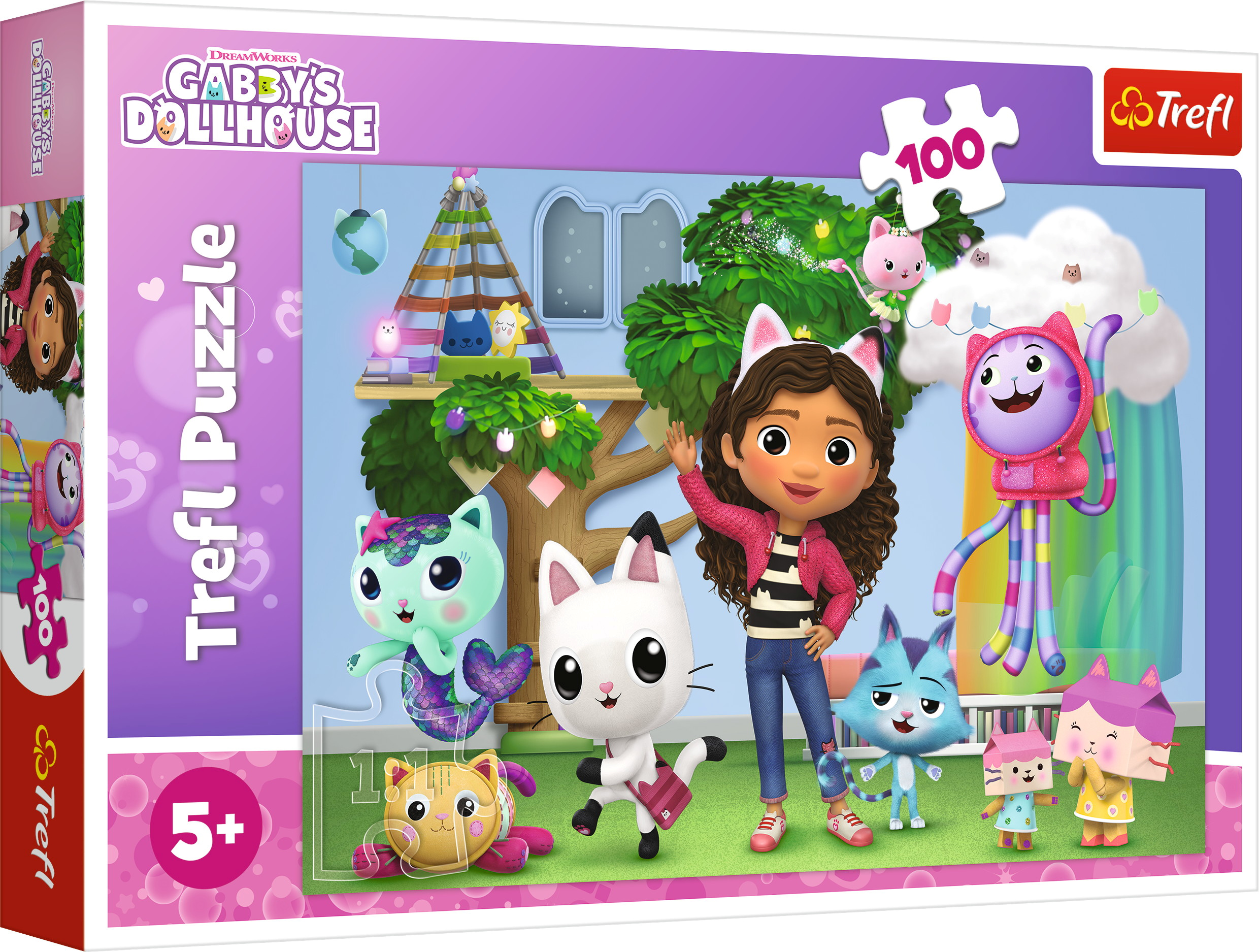 Pussel Gabby´s Dollhouse 100 bitar, Trefl