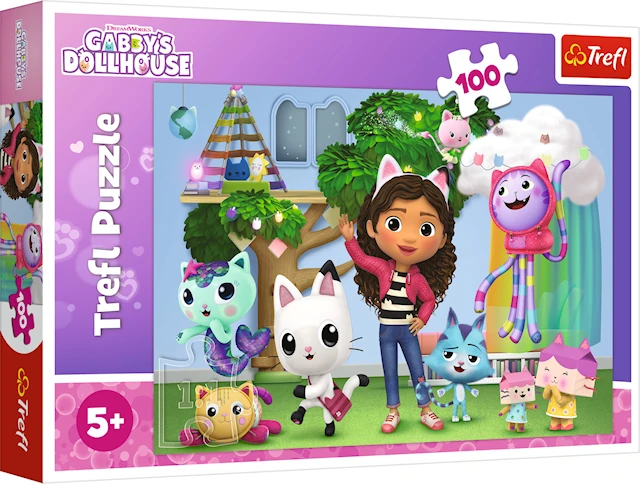 Pussel Gabby´s Dollhouse 100 bitar, Trefl