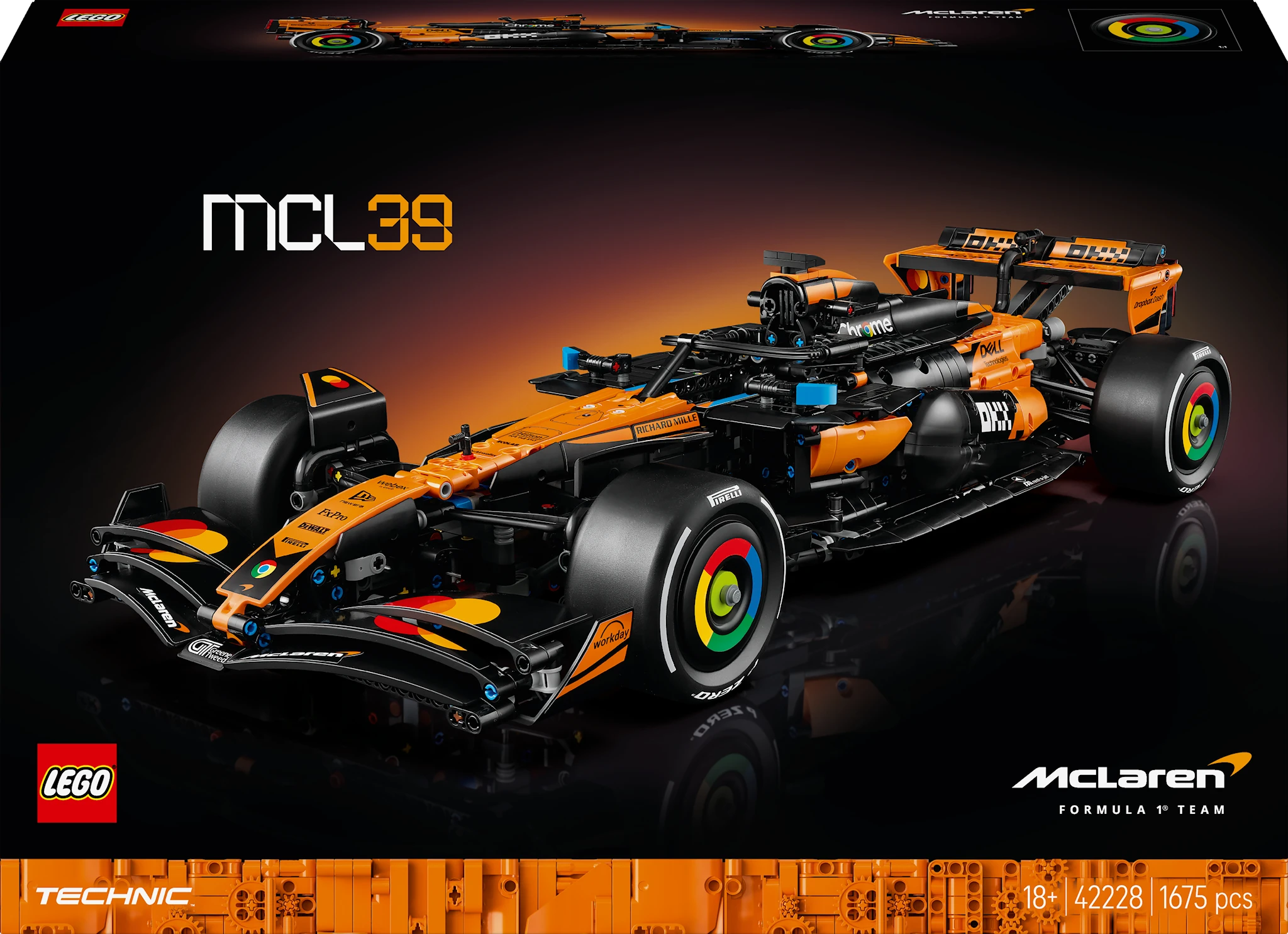 Tuotekuva ille LEGO Technic McLaren MCL39 F1 Car (42228)