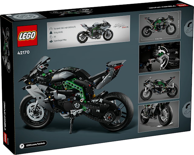 Tuotekuva 3 - Kawasaki Ninja H2R ‑moottoripyörä LEGO®  Technic (42170)