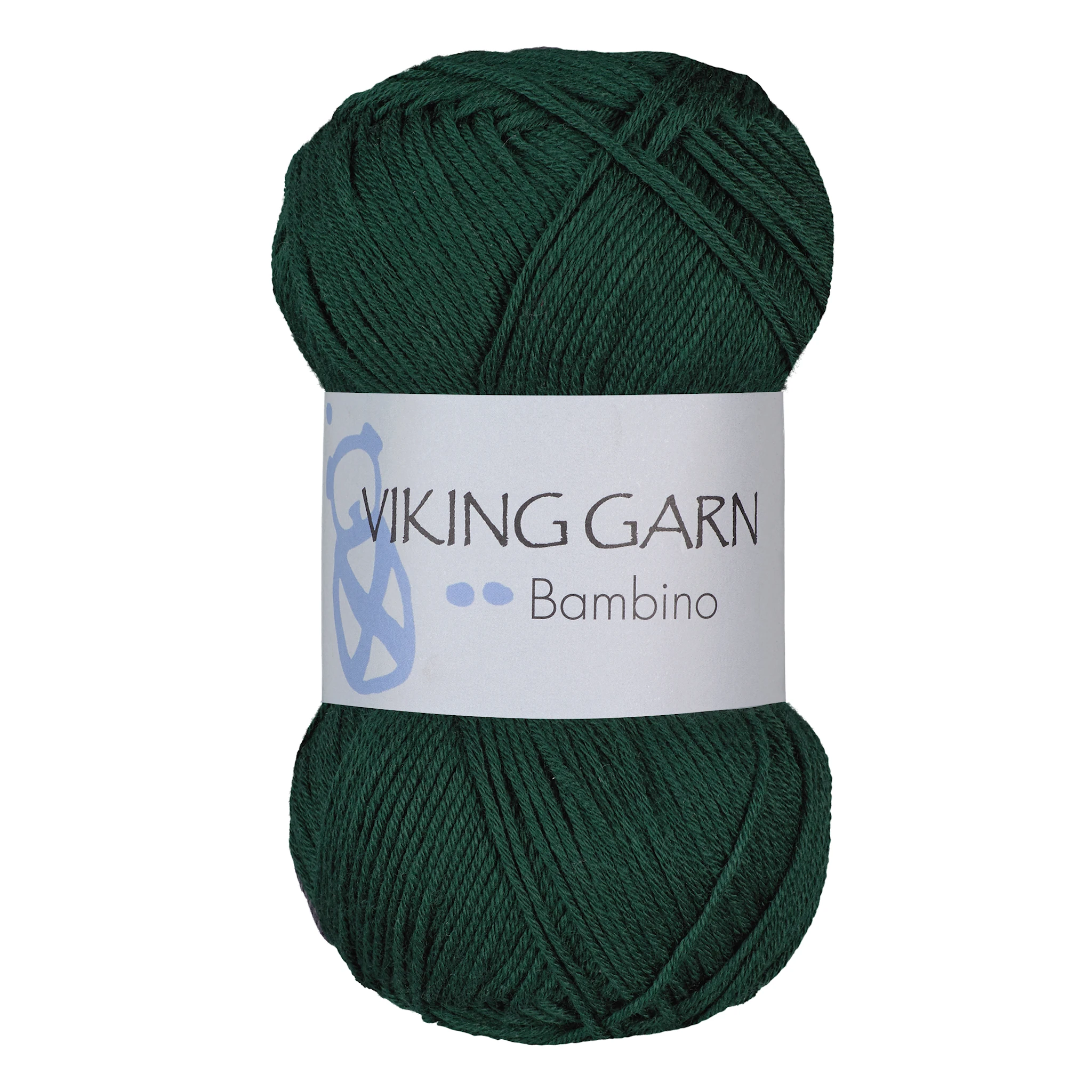 Tuotekuva ille Bambino 50 g tummanvihreä Viking Garn