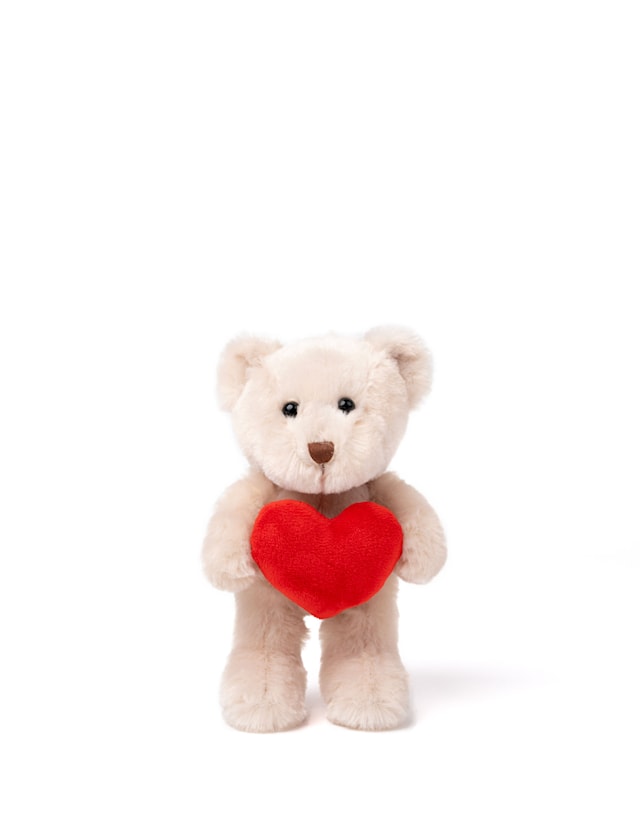 Produktbilde 1 for Theo med Hjerte Beige Teddykompaniet