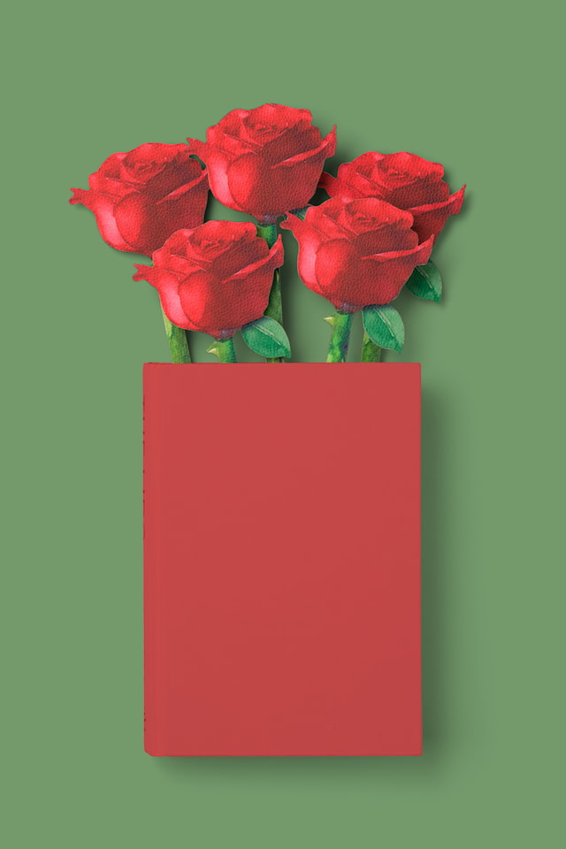 Produktbild 3 för Bokmärke Blomma Painted Rose Catwalk