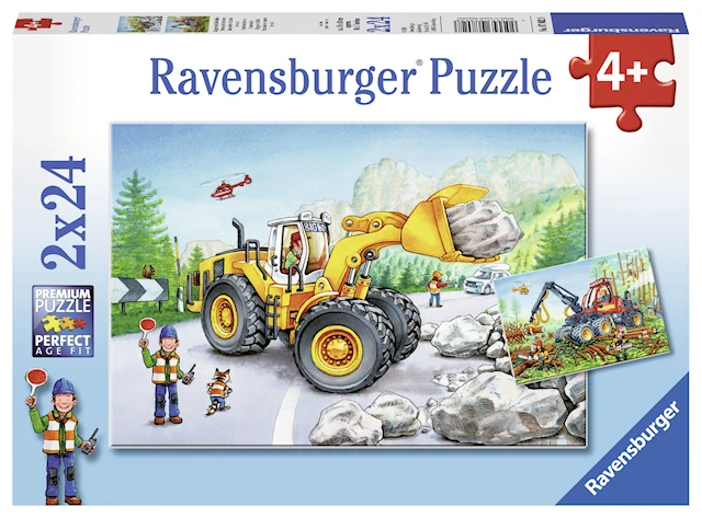 Diggers at Work 2x24p Ravensburger