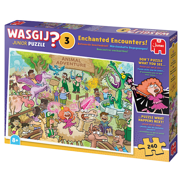 Produktbilde 4 for Wasgij Junior 3 - Enchanted Encounters! Pussel 240 bitar