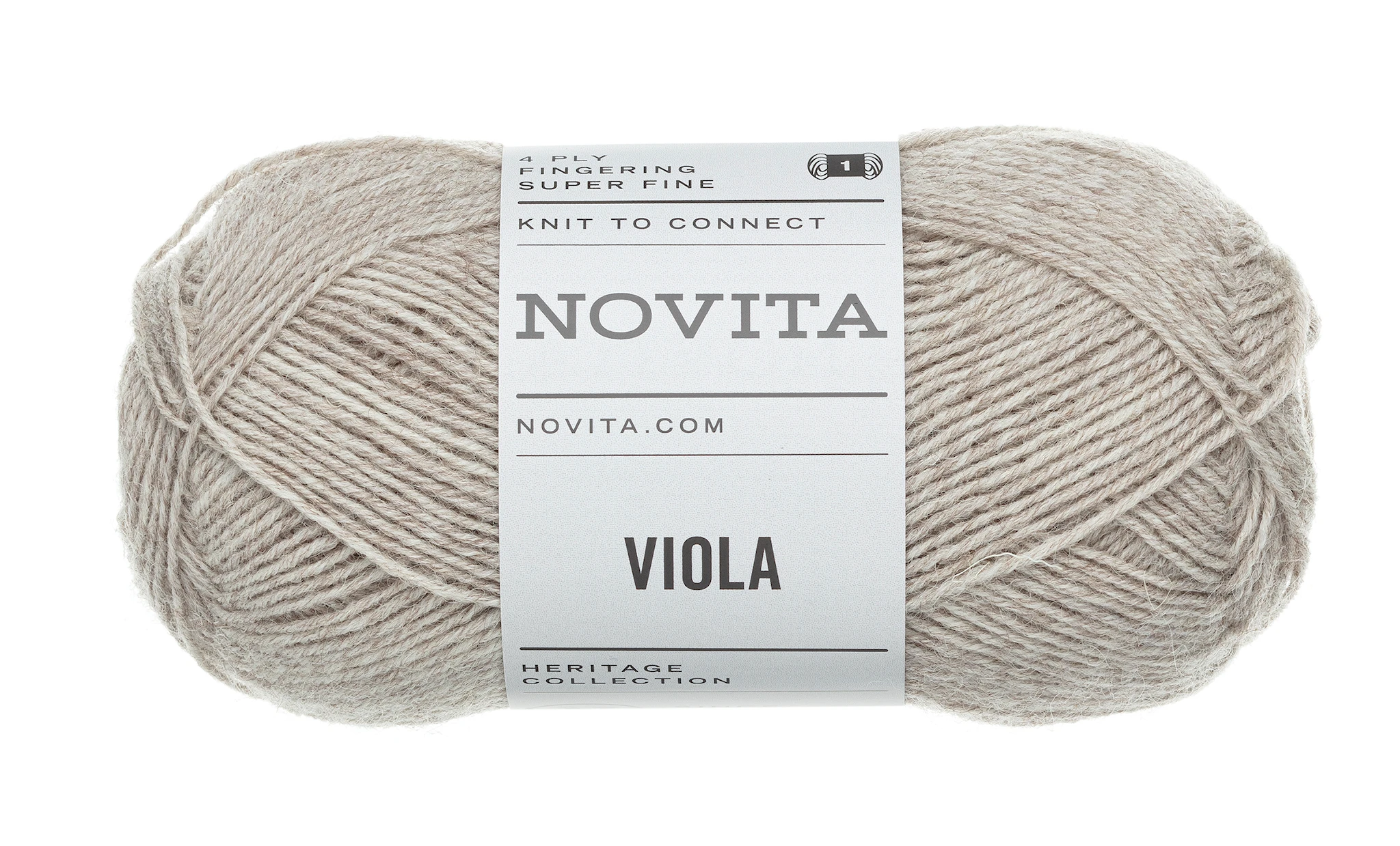Produktbild för Viola Ullmix 50g Sand (060) Novita