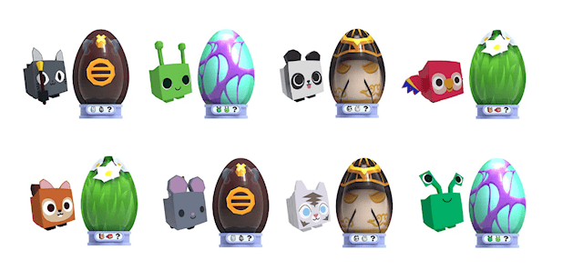 Tuotekuva 2 - Mysteerilemmikkihahmosetti, 2 kpl, Pet Simulator