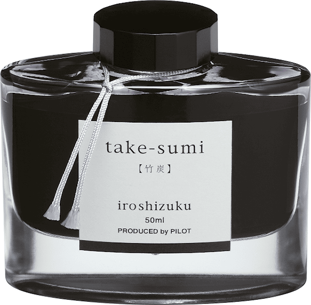 Tuotekuva 1 - Musta Sävyt Iroshizuku-muste  Musta Take-Sumi 50 ml Pilot