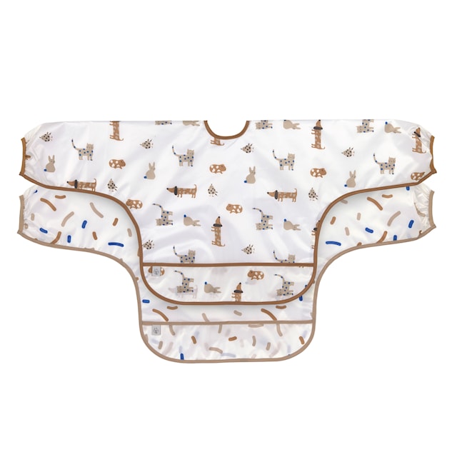 Produktbilde 1 for Långärmad Hakklapp Little Mateys Royal Blue 2-Pack Lässig