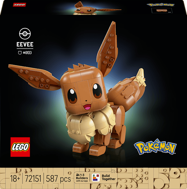Produktbild 1 för LEGO Pokémon Eevee Building Set (72151)