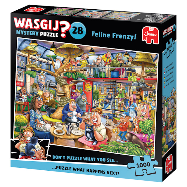 Produktbilde 4 for Wasgij Mystery 28 Puslespill Feline Frenzy! Puslespill 1000 brikker