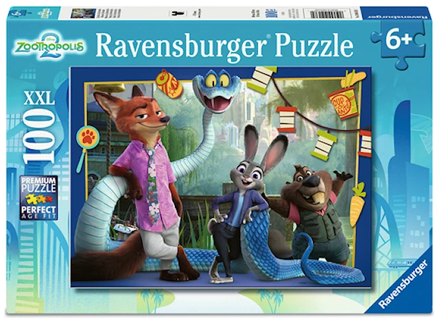 Zootopia 2 Palapeli 100 XXL-palaa, Ravensburger