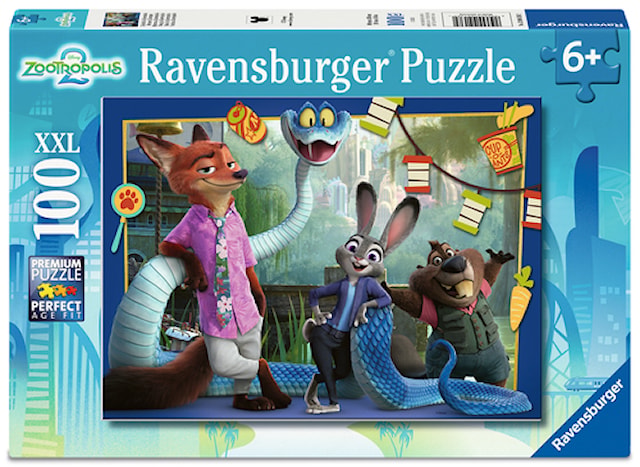 Tuotekuva 1 - Zootopia 2 Palapeli 100 XXL-palaa, Ravensburger