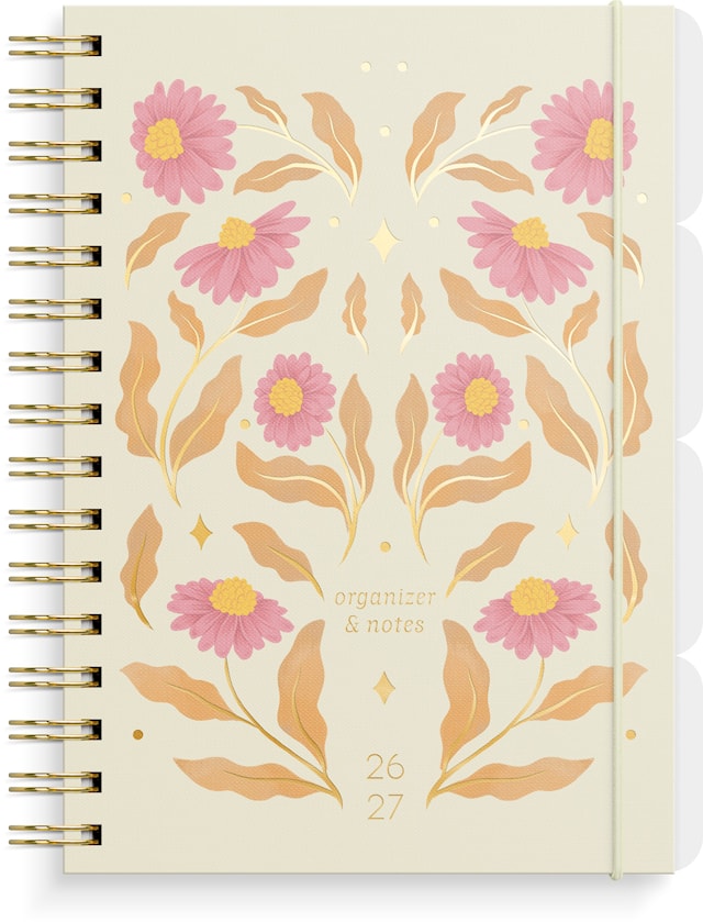 Produktbilde 1 for Organizer Og Notes A5 26/27 Daisy Grieg