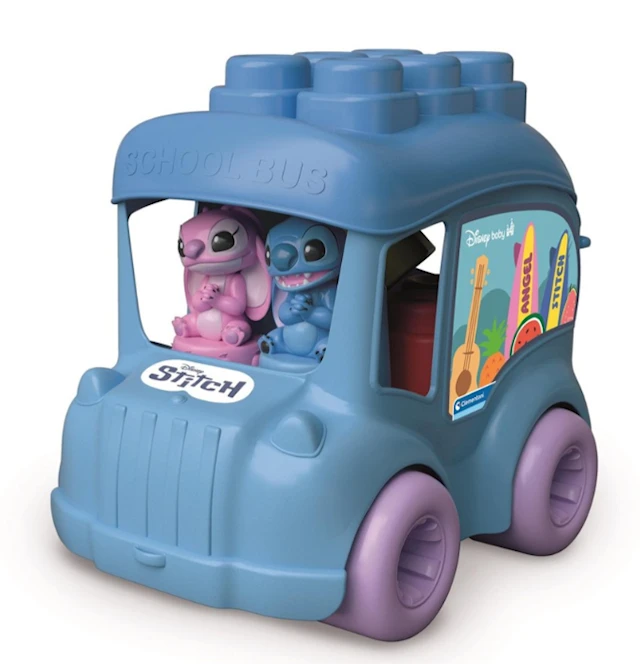 Soft Clemmy Stitch Bus Clementoni