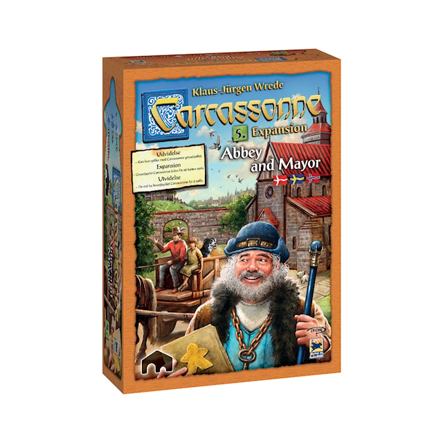 Spill Carcassonne Expansion 5, Abbey & Mayor (SE/NO/DK)