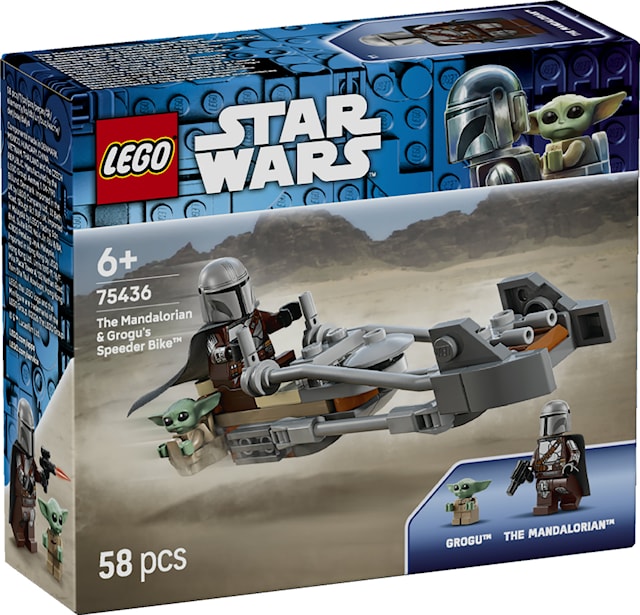 Produktbild 1 för The Mandalorian & Grogu's Speeder Bike™ LEGO Star Wars TM (75436)