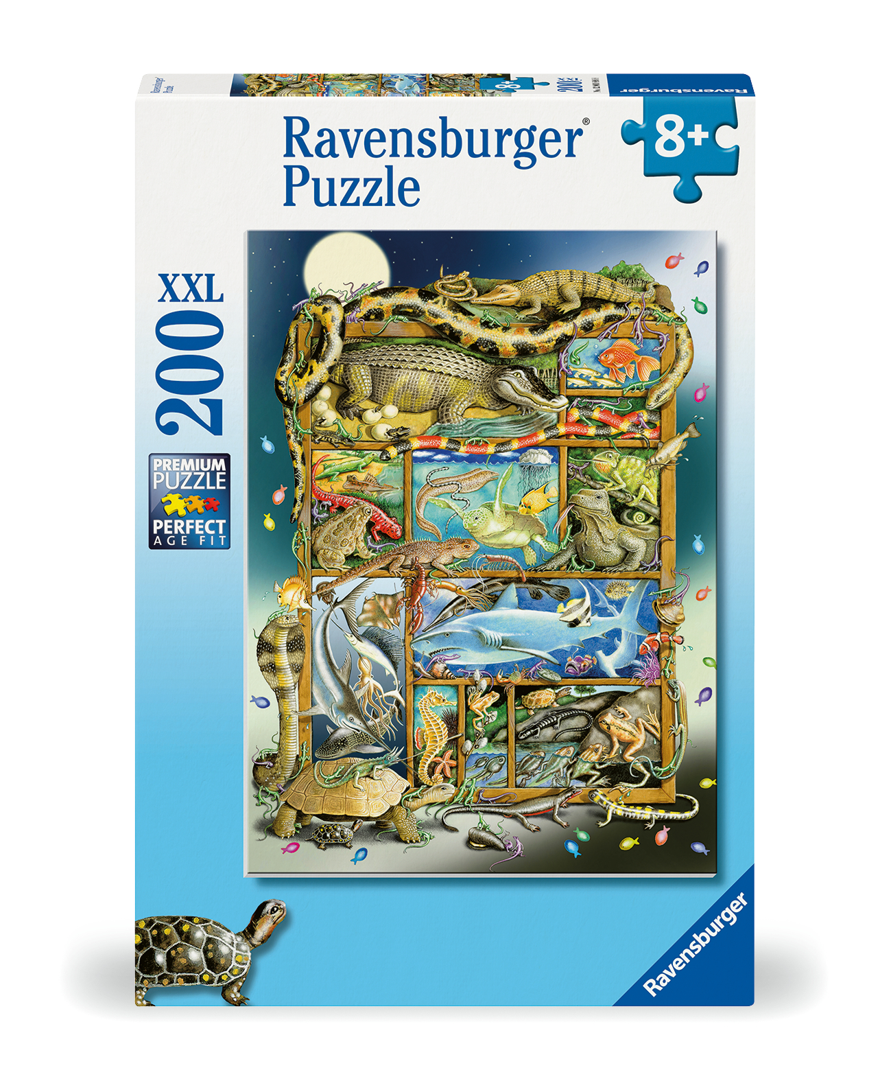 Palapelit Fish And Reptile Menagerie 200 XXL palaa, Ravensburger
