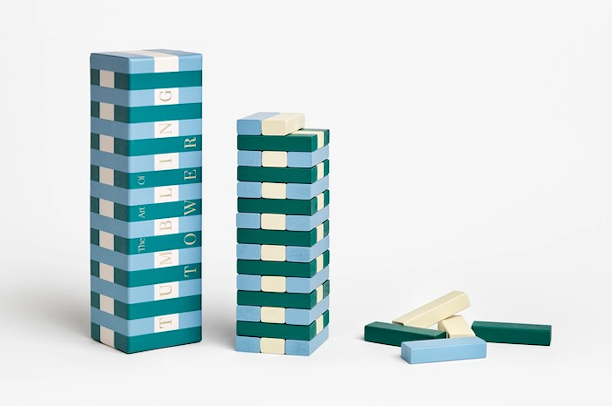 Tuotekuva ille Play Tumbling Towers Green/Blue Printworks