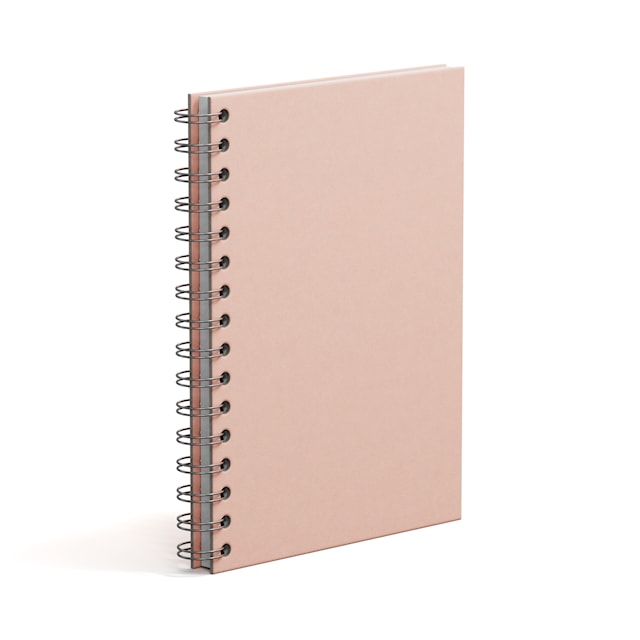 Tuotekuva 2 - Muistikirja A5 Viivaton Dusty Pink 90 Sivua Bigso Box of Sweden