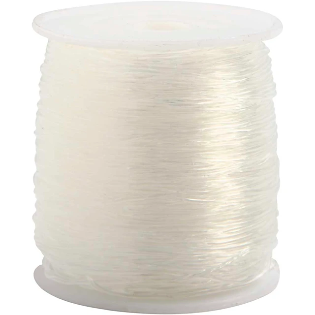 Elastisk smyckestråd i nylon 0,8 mm x 100 m