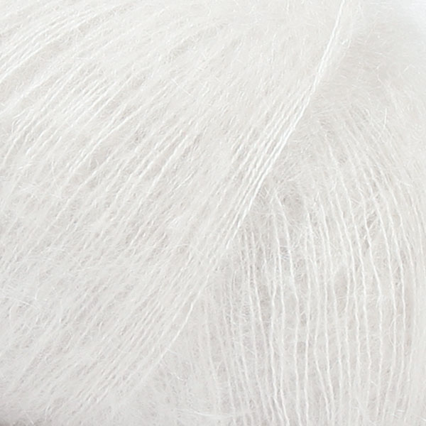 Kid-Silk Garn Mohair Silke 25 g Chalk 38 Drops
