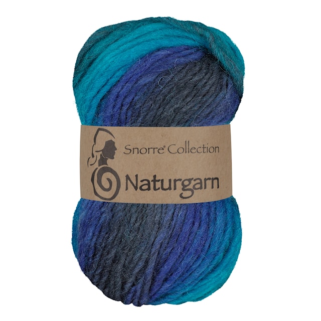 Snorre Naturgarn Multi Marine/Turkos 627 Viking
