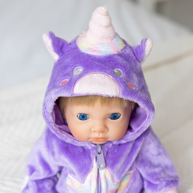 Produktbilde 2 for Lilla dukkeklær Unicorn Star Tiny Treasures