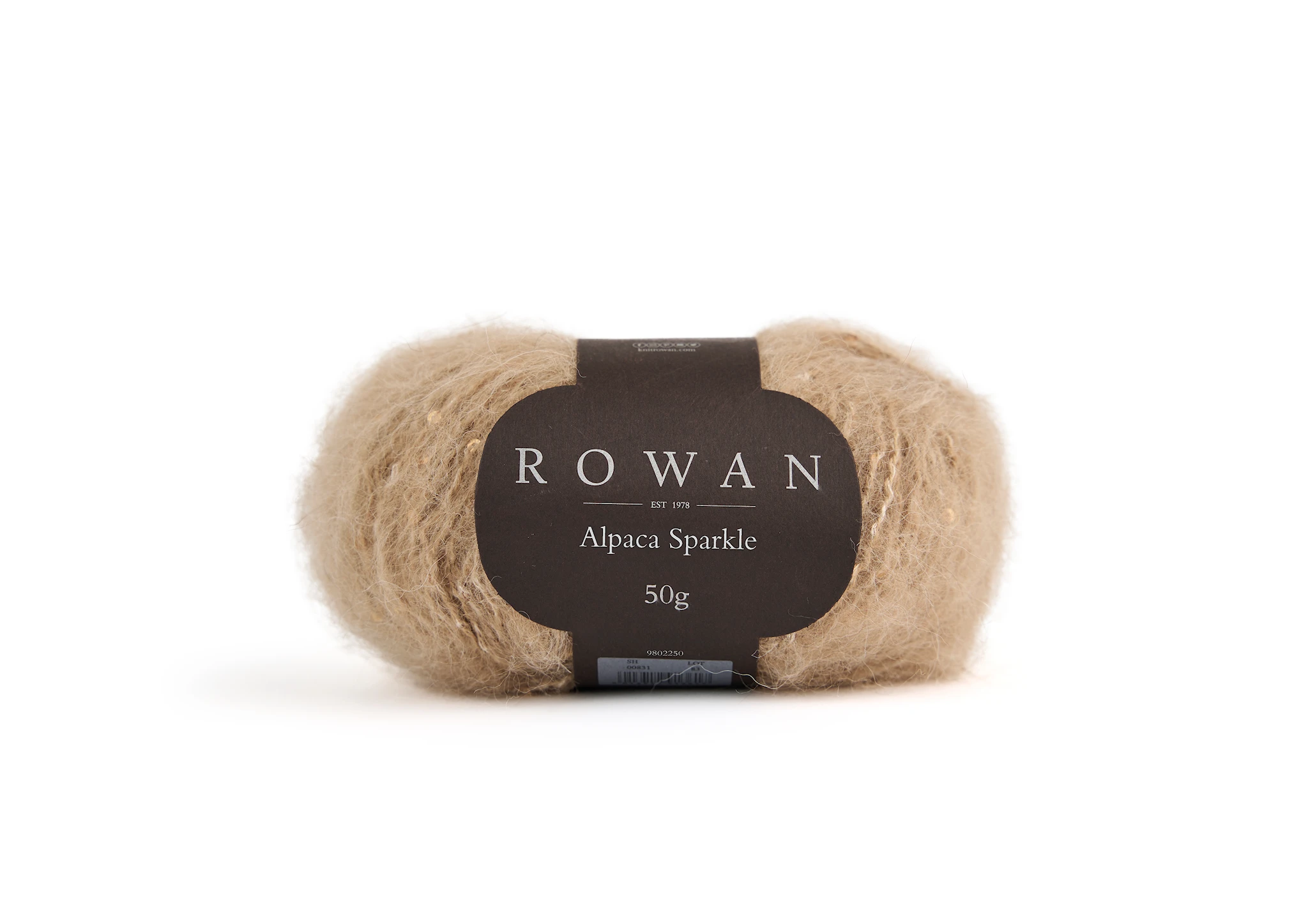 Tuotekuva ille Alpaca Sparkle, paljetti lanka, 50 gr Camel 10021 Rowan