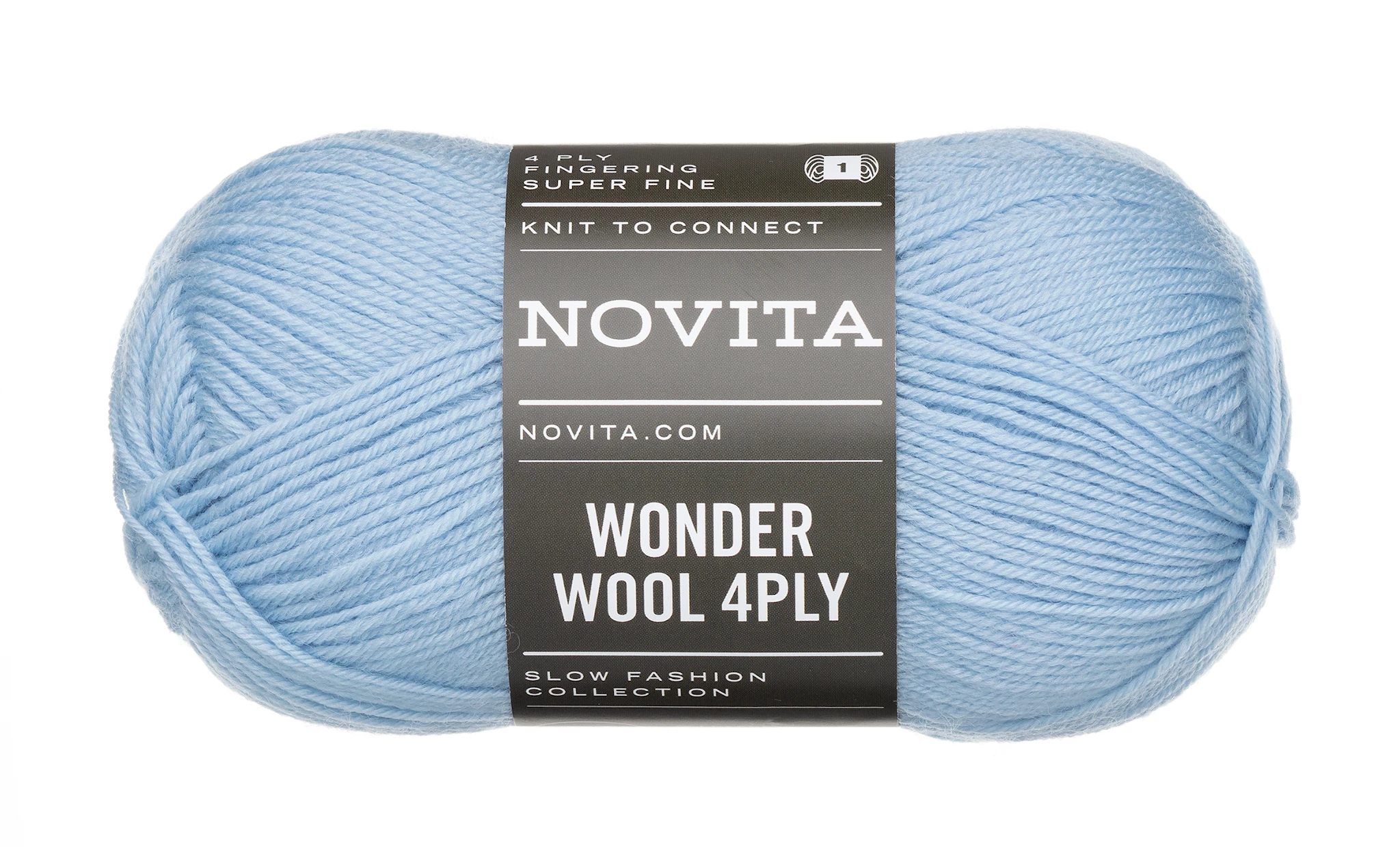 Produktbild för Wonder Wool 4PLY Garn 50g Blont husblomma 1001 Adlibris