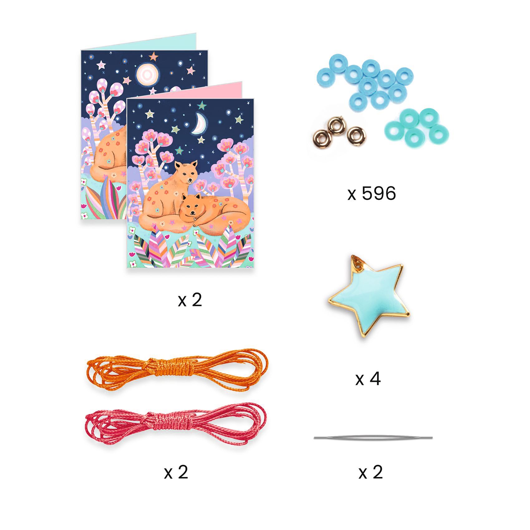 Pärlset Armband Heishistjärnor Djeco