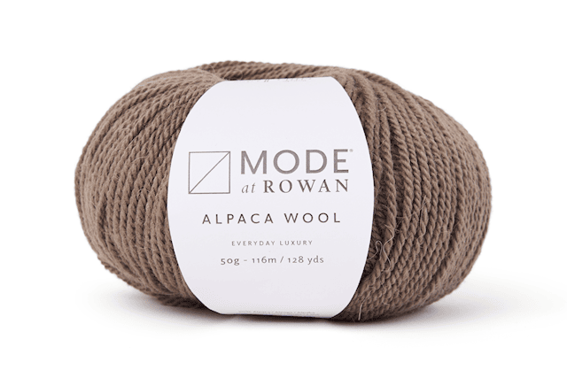 Alpaca Wool alpakka ull miks 50 gr Fawn 015 Mode at Rowan