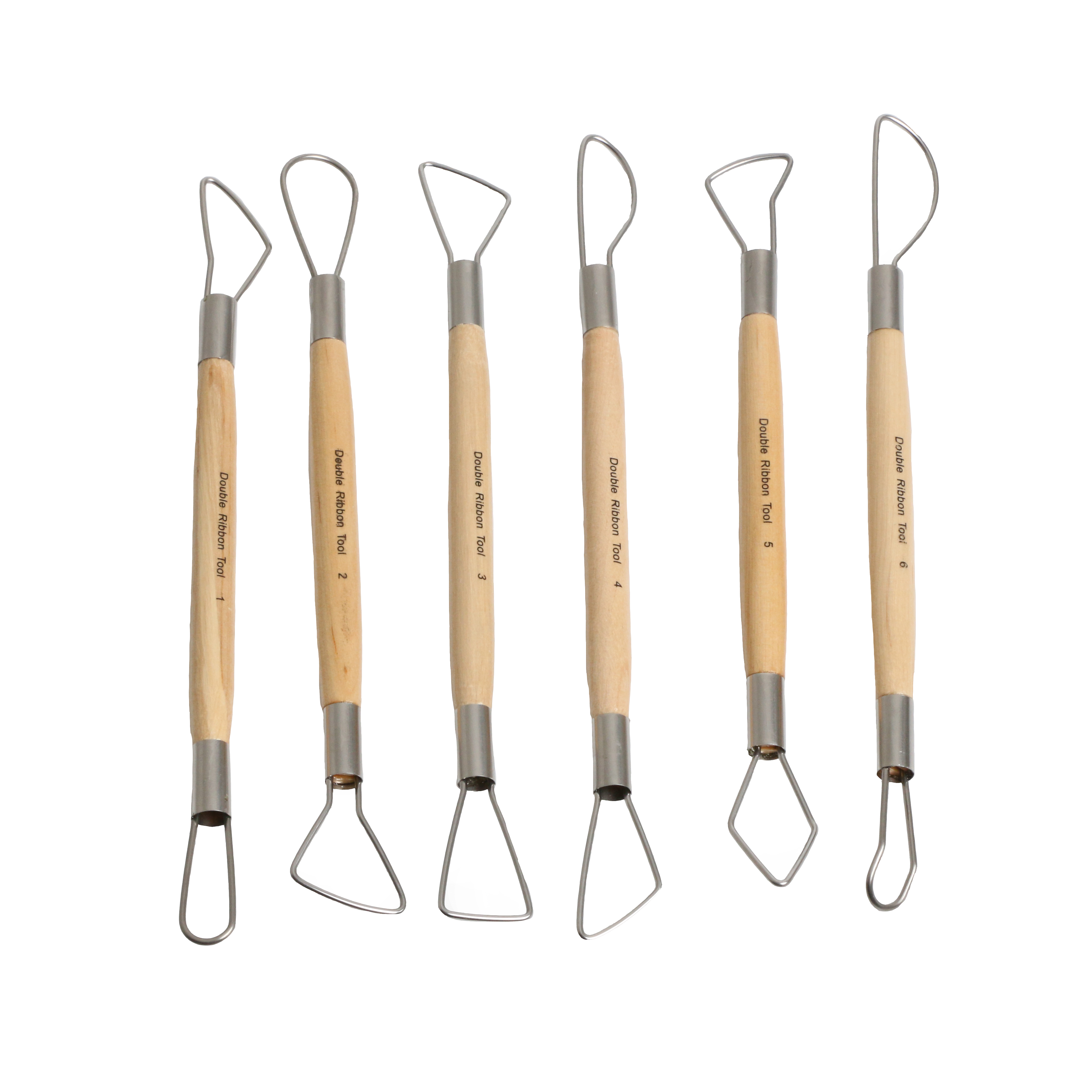 Verktyg lera Miretter 18 cm 6-pack