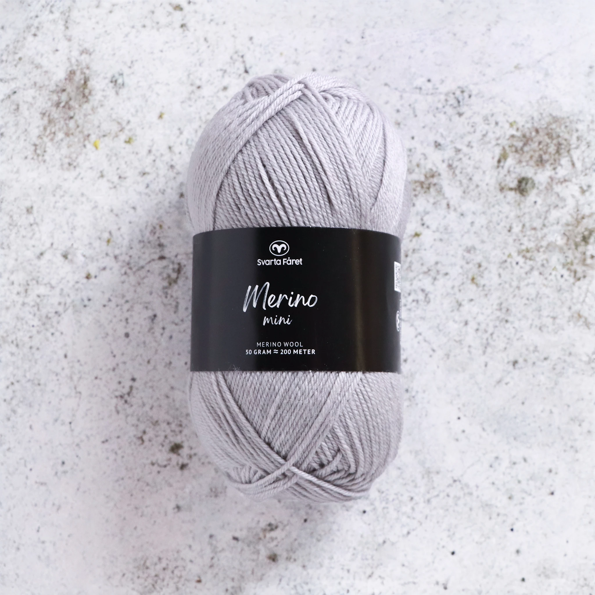 Produktbild för Merino Mini 50g Svarta Fåret