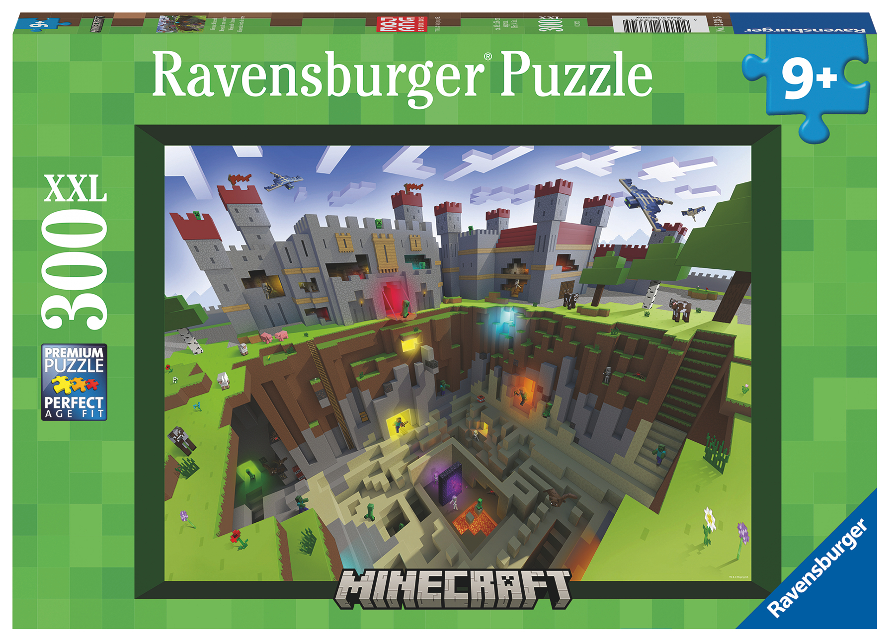 Minecraft Cutaway Pussel 300 bitar Ravensburger
