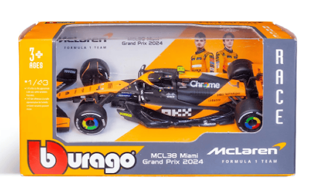 BBurago 1:43 McLaren MCL38 2024 – Lando Norris