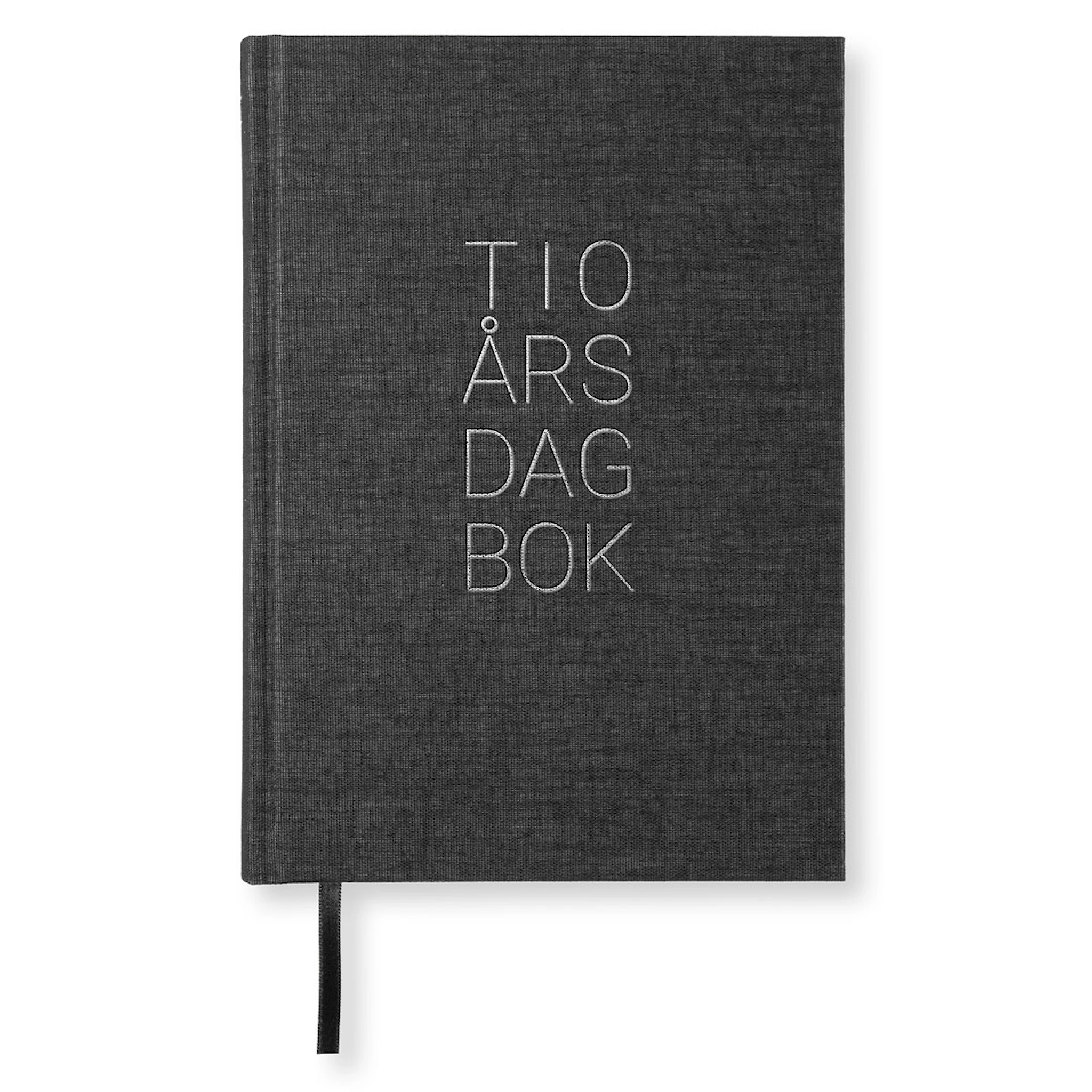 Produktbild för 10-Års Dagbok A5 Transparent Black Paperstyle