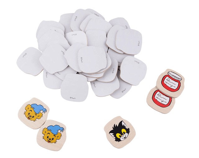 Produktbild 2 för Bamse Memo Wooden