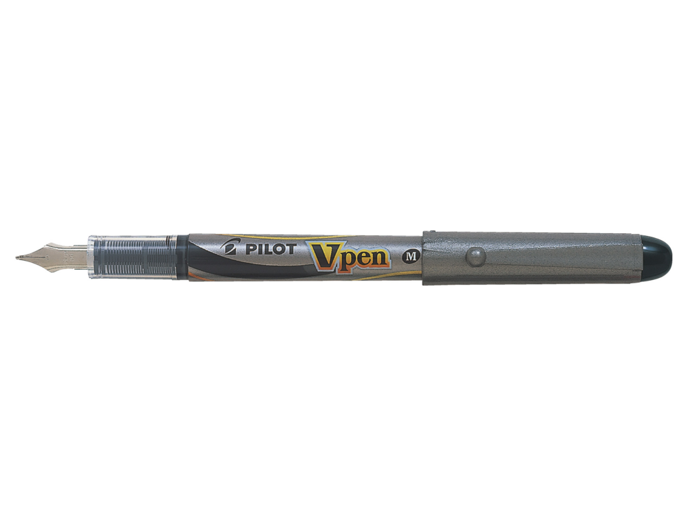 Reservoarpenna eng&aring;ng V-pen 0,4, Svart, Pilot
