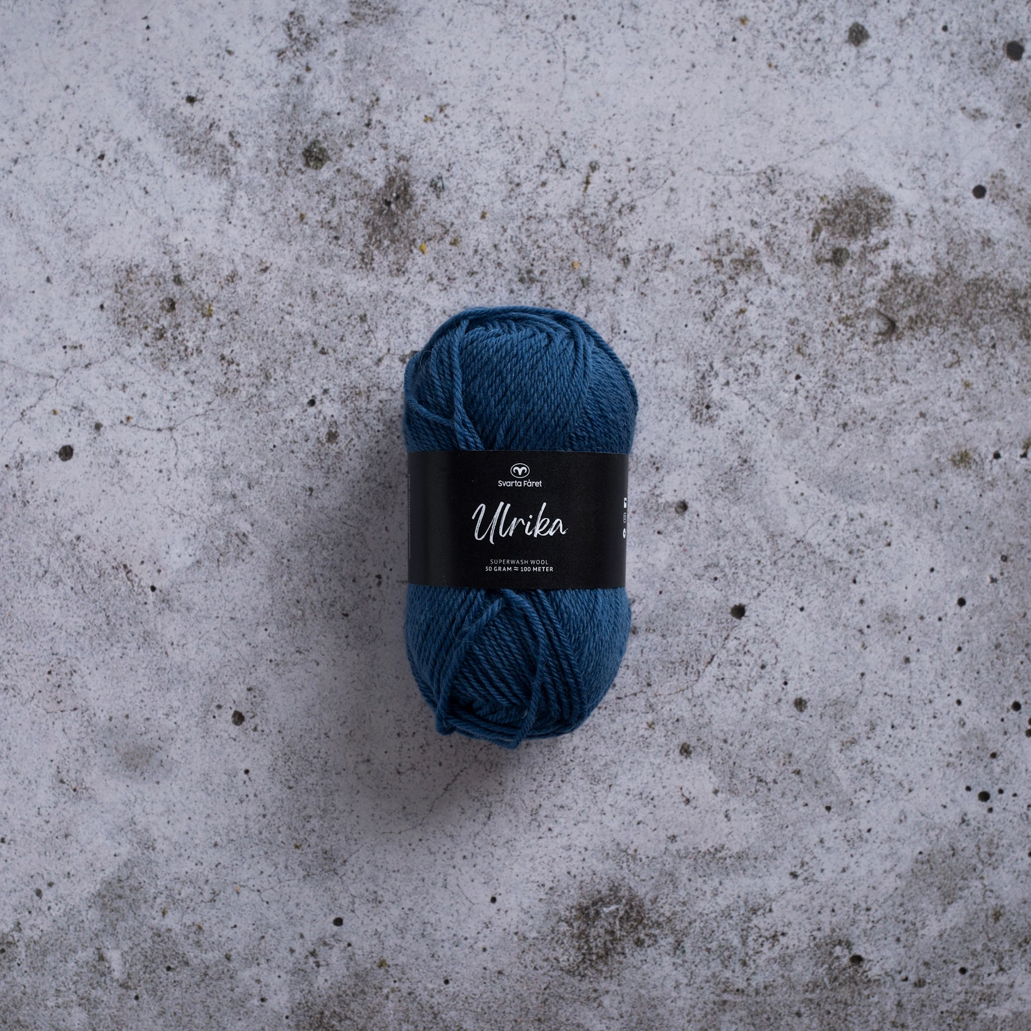 Tuotekuva ille Ulrika Villalanka 50 g Svarta Fåret