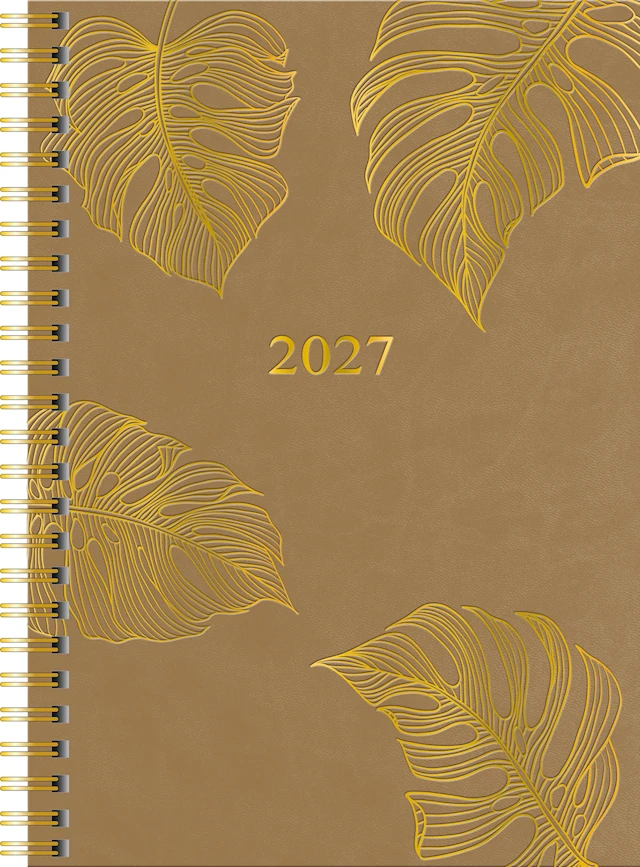 Kalender Dagbok Monstera Wire-O Almanacksförlaget